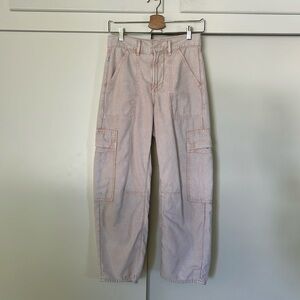 Citizens Of Humanity Light Pink Cargo Pants